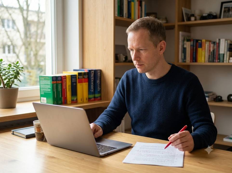 Englisch Übersetzer finden worauf es ankommt