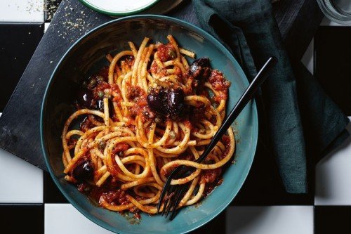 The Wood family's puttanesca