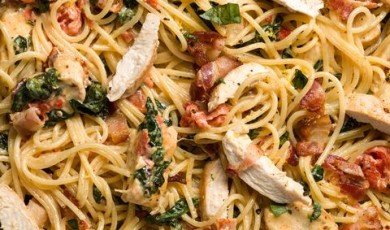 Hearty Tuscan Chicken Pasta